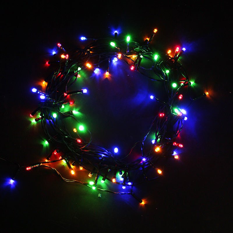 Guirlande pour Sapin de Noël MULTICOULEUR 1M80 120LED IP44, 8 modes - Silumen