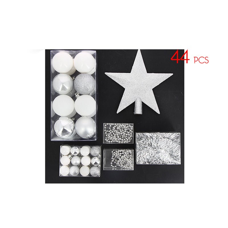 Kit Boules de Noël & Cimier - set 44 pcs - Silumen
