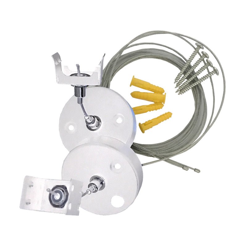 Kit de suspension pour Rails Triphasés - Silumen