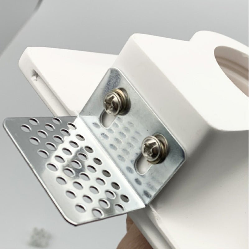 Kit Support Spot GU10 LED Carré Blanc 120x120mm avec Ampoule LED 6W - Silumen