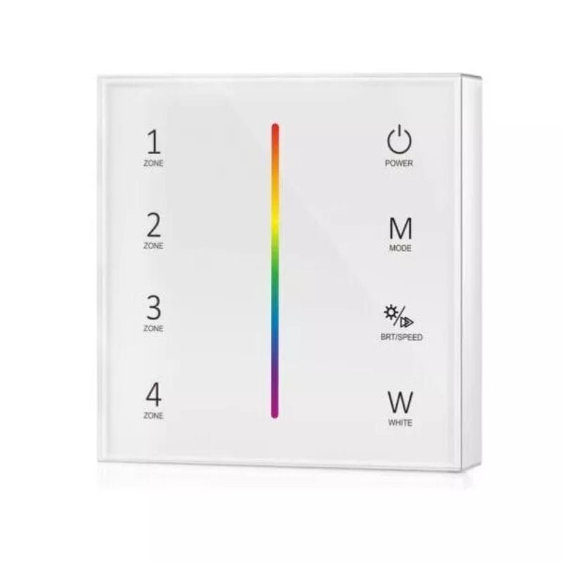 Kit Variateur Tactile RGB Sans Fil 4 Zones et Dimmer RF - Silumen