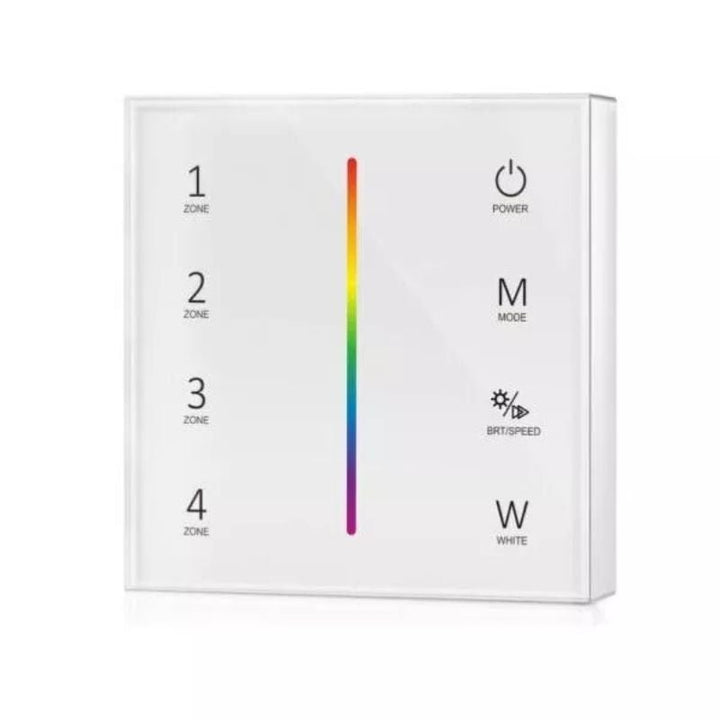Kit Variateur Tactile RGB Sans Fil 4 Zones et Dimmer RF - Silumen