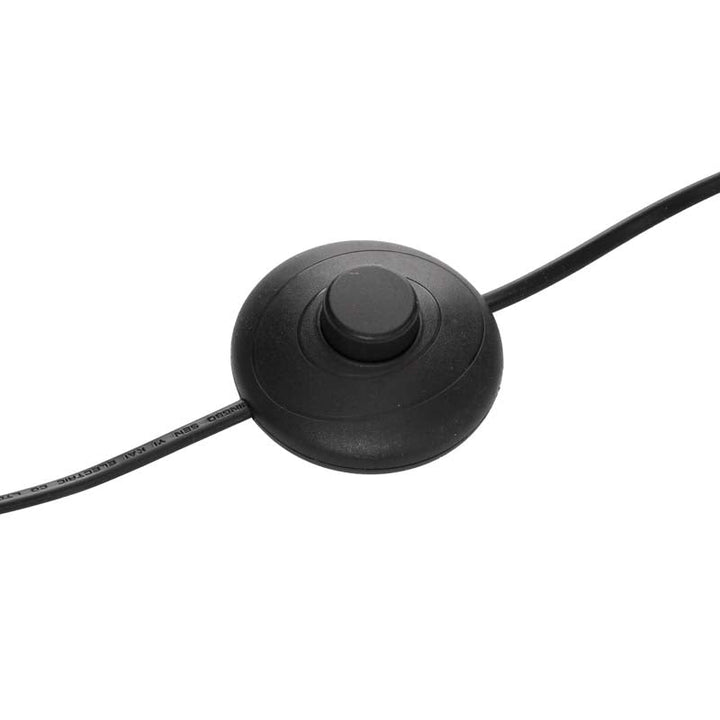 Lampadaire Salon sur Pied Métal Noir Doré H150cm - Silumen