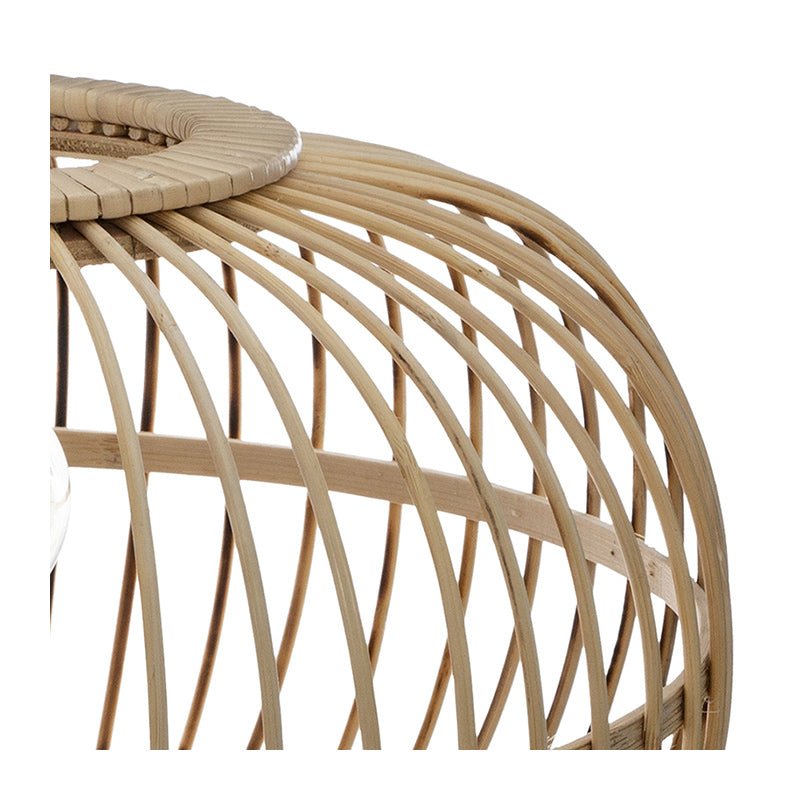 Lampe de Chevet Bambou Naturel pour ampoule E27 - Silumen
