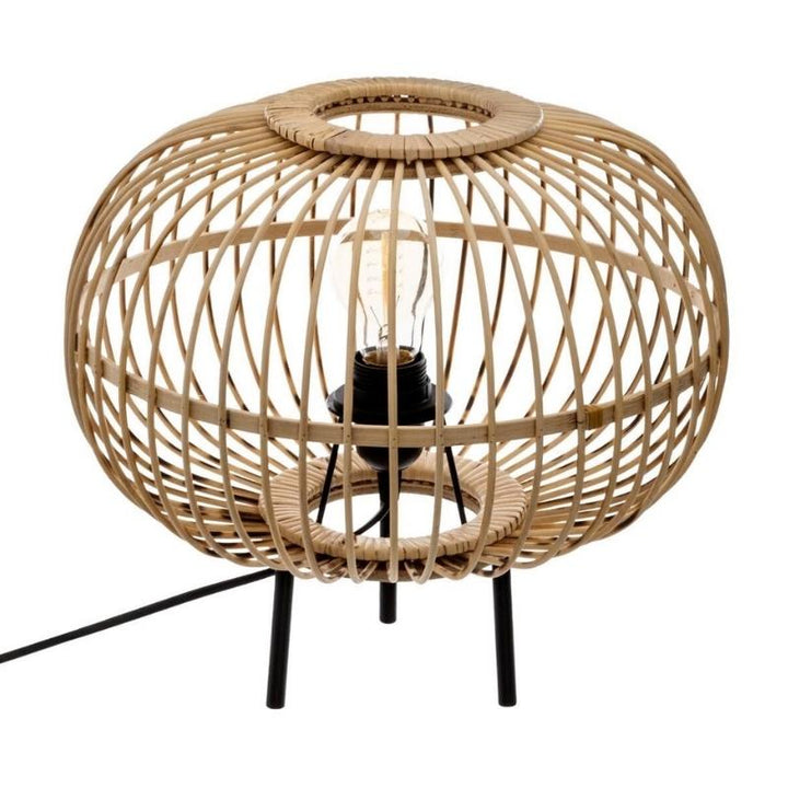 Lampe de Chevet Bambou Naturel pour ampoule E27 - Silumen
