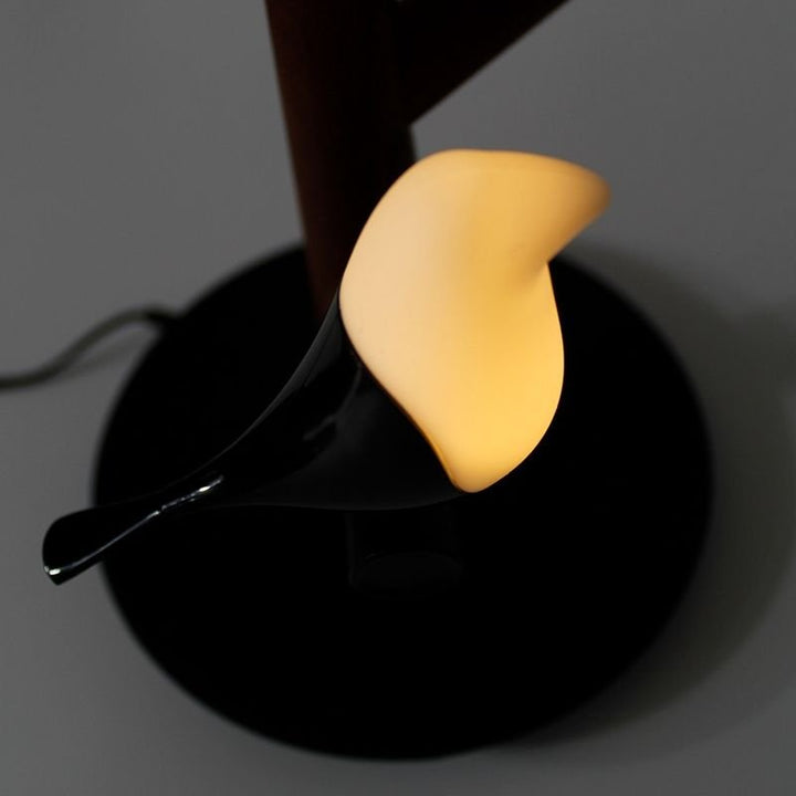 Lampe de Chevet Design Oiseau avec Chargeur Sans fil et Porte Accessoires - Silumen