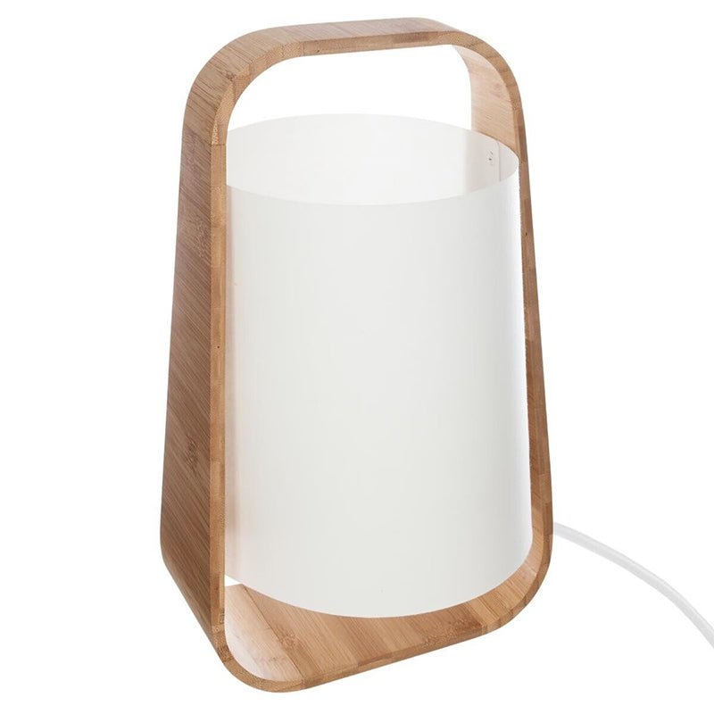 Lampe de Chevet en Bambou et en Papier 23cm - Silumen
