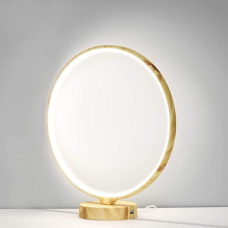 Lampe de Chevet LED Bambou Tactile 16W Dimmable - Silumen