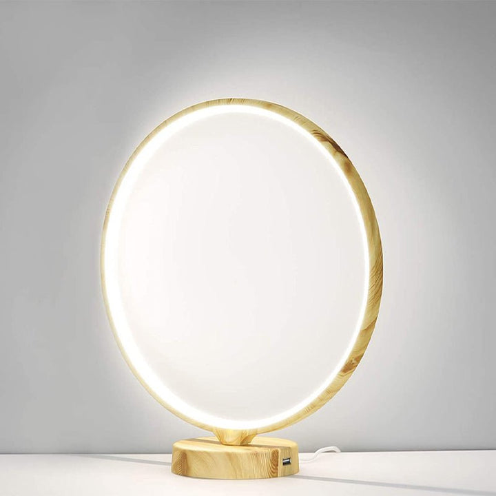 Lampe de Chevet LED Bambou Tactile 16W Dimmable - Silumen