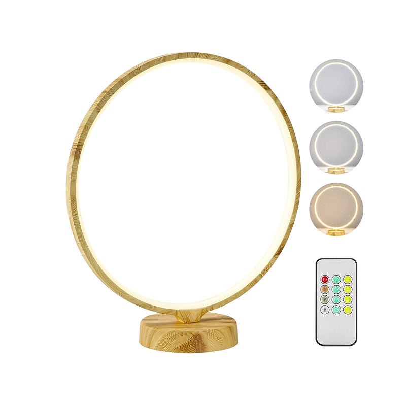 Lampe de Chevet LED Bambou Tactile 16W Dimmable - Silumen