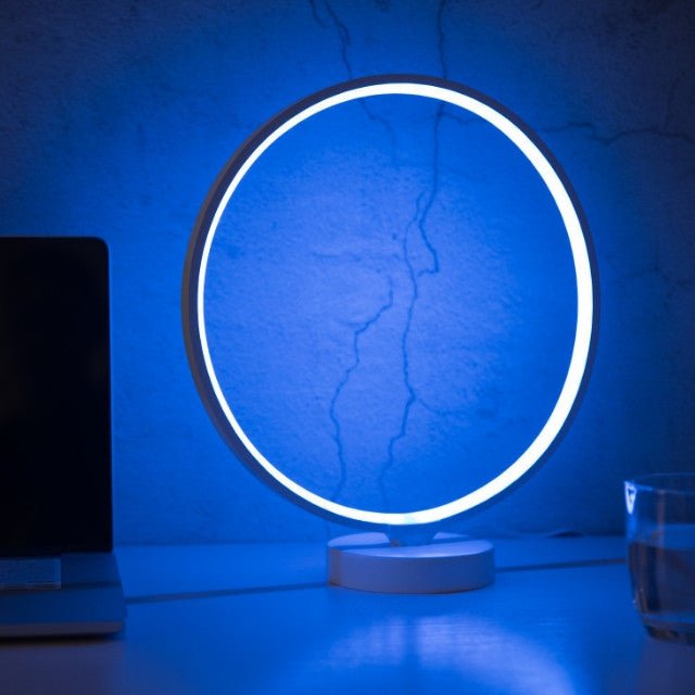 Lampe de Chevet LED Design 8W RGBW Connecté - Silumen