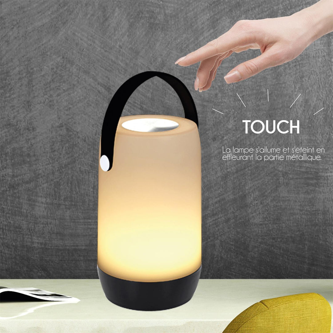 Lampe Nomade Tactile LED en plastique 10cm - Silumen