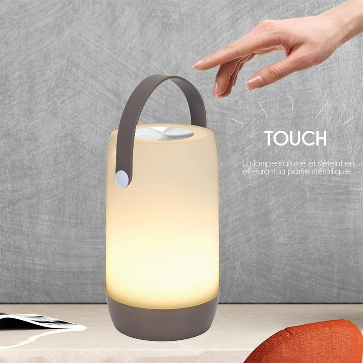 Lampe Nomade Tactile LED en plastique 10cm - Silumen