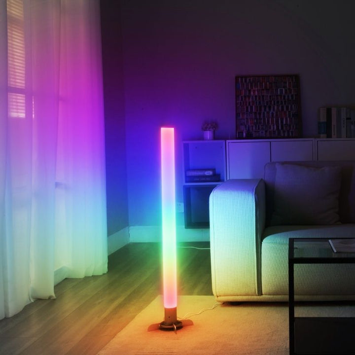 Lampe sur Pied Connectée Wifi RGBW 90cm 22W - Silumen