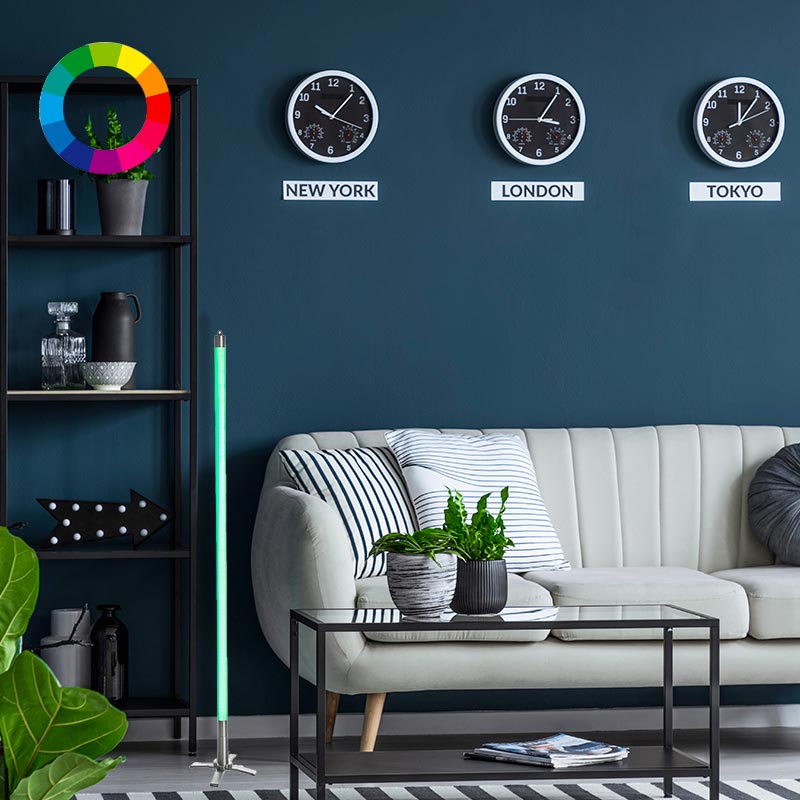 Lampe Tube Néon LED RGB 135cm avec Télécommande - Silumen
