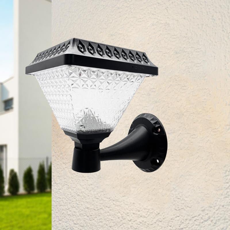 Lanterne Murale de Jardin Solaire Crépusculaire IP65 2W - Silumen