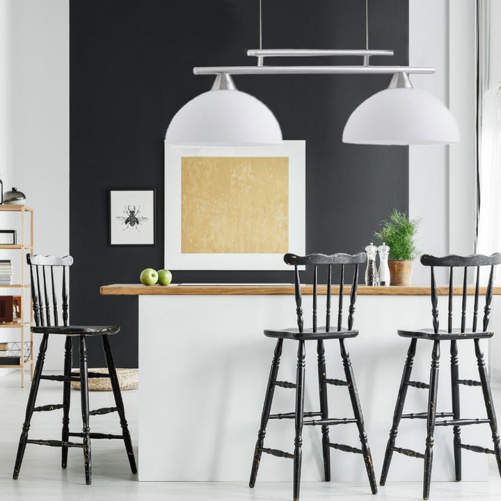 Lustre Contemporain 2 ampoules - Silumen