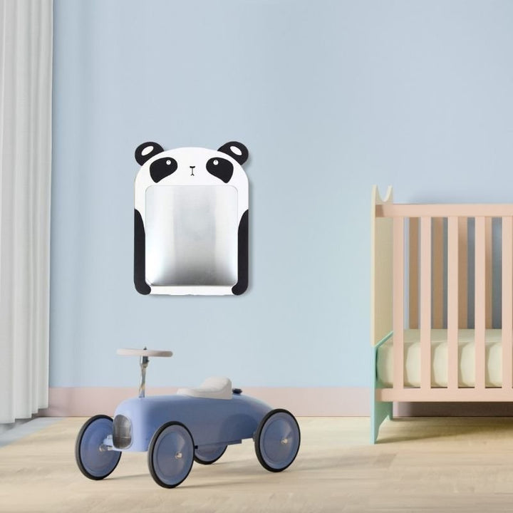 Miroir Panda en Bois - Silumen