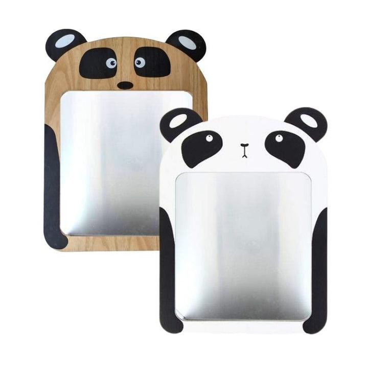 Miroir Panda en Bois - Silumen
