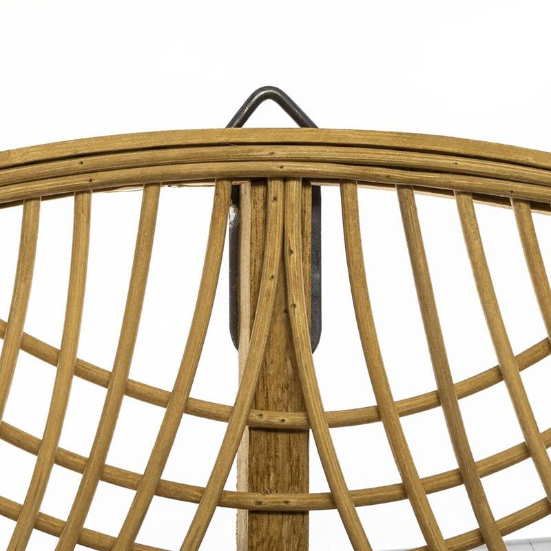 Miroir Rond en Bambou 70cm - Silumen