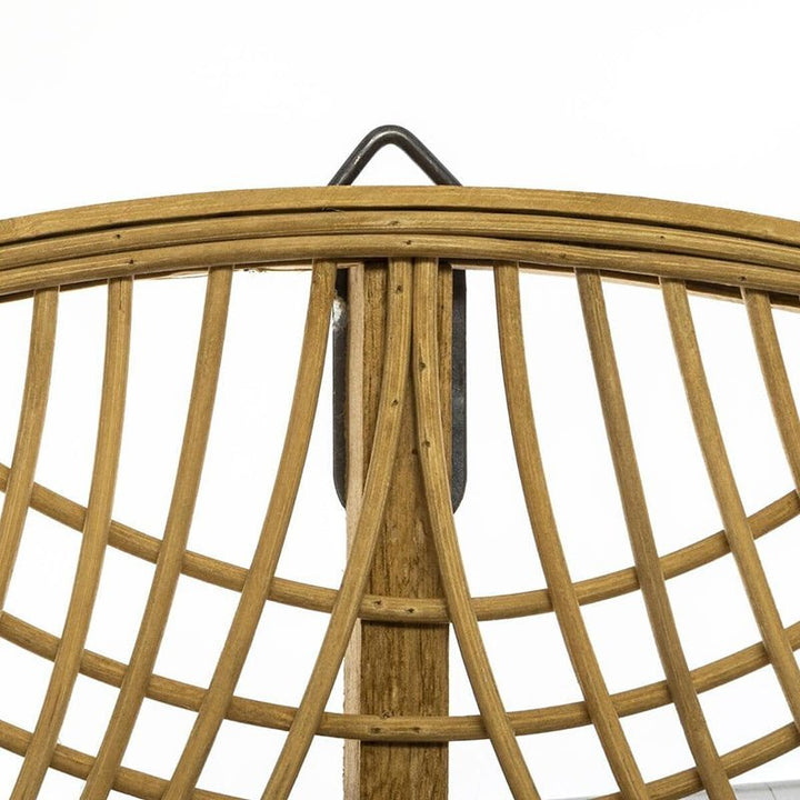 Miroir Rond en Bambou 70cm - Silumen