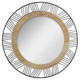 Miroir Rond en Fer 45 cm
