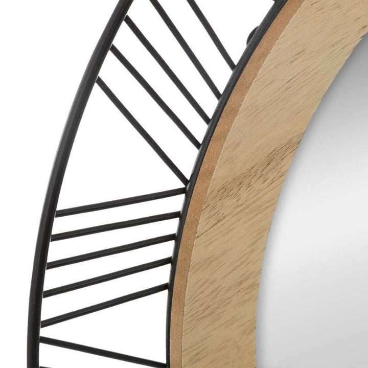 Miroir Rond en Fer 45 cm - Silumen