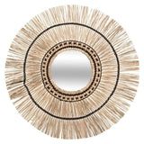 Mirror étnico de Roseau 60 cm