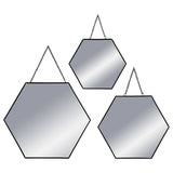 Tempestades de cadeia de penduramento hexagonal (lote de 3)