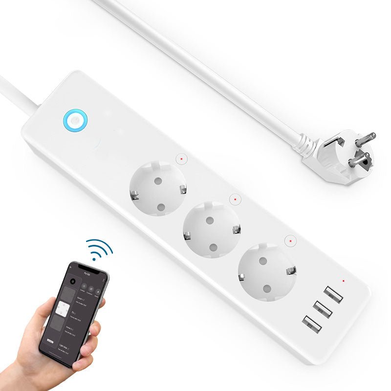 Multiprise Connectée Wifi 3G + 3 ports USB 15A - Silumen