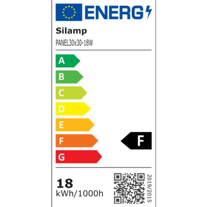Panneau LED 30x30 Slim 18W (Transfo Inclus) - Silumen