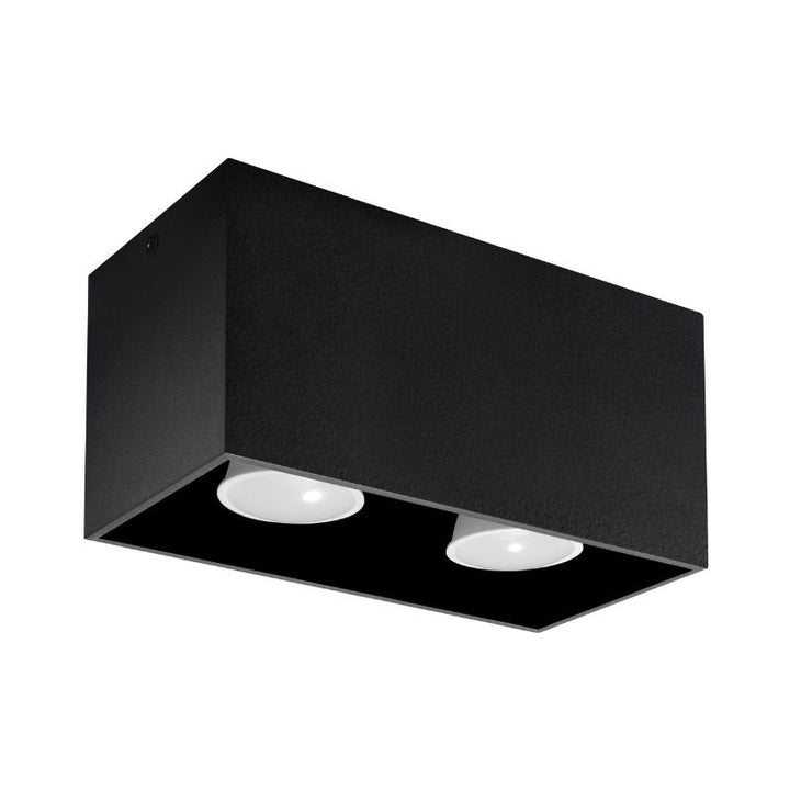Plafonnier 2 Spots pour Ampoule GU10 - Silumen