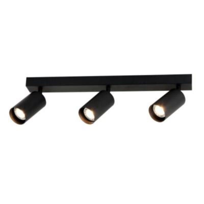 Plafonnier 3 Spots Orientables pour Ampoule GU10 - Silumen
