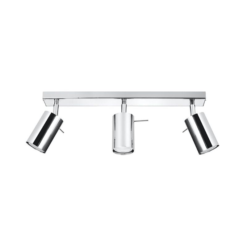 Plafonnier 3 Spots Orientables pour Ampoule GU10 - Silumen