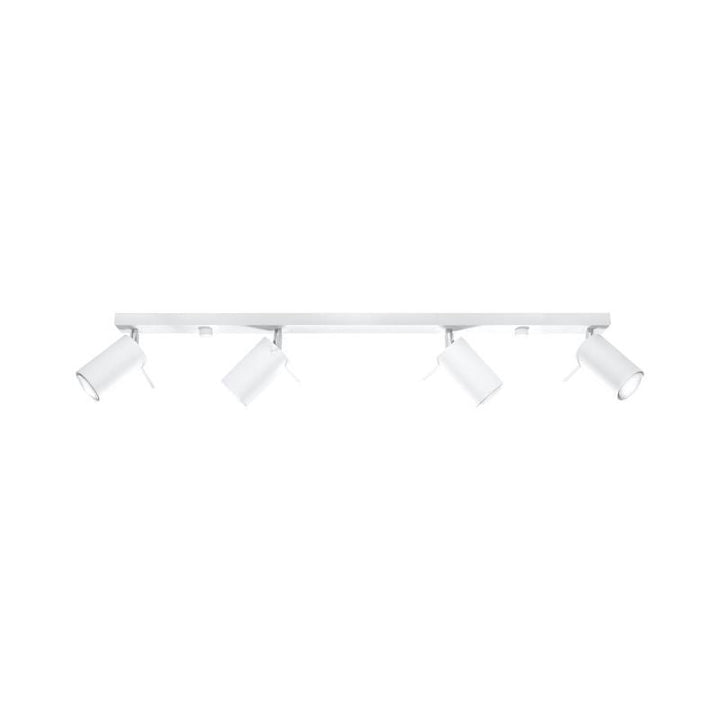 Plafonnier 4 Spots Orientables pour Ampoule GU10 - Silumen