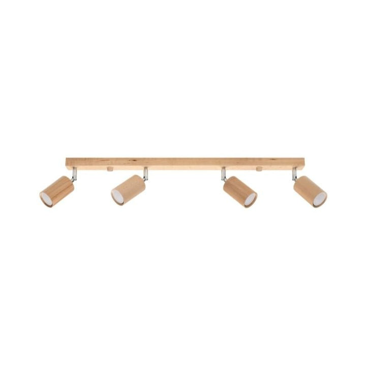 Plafonnier 4 Spots Orientables pour Ampoule GU10 - Silumen