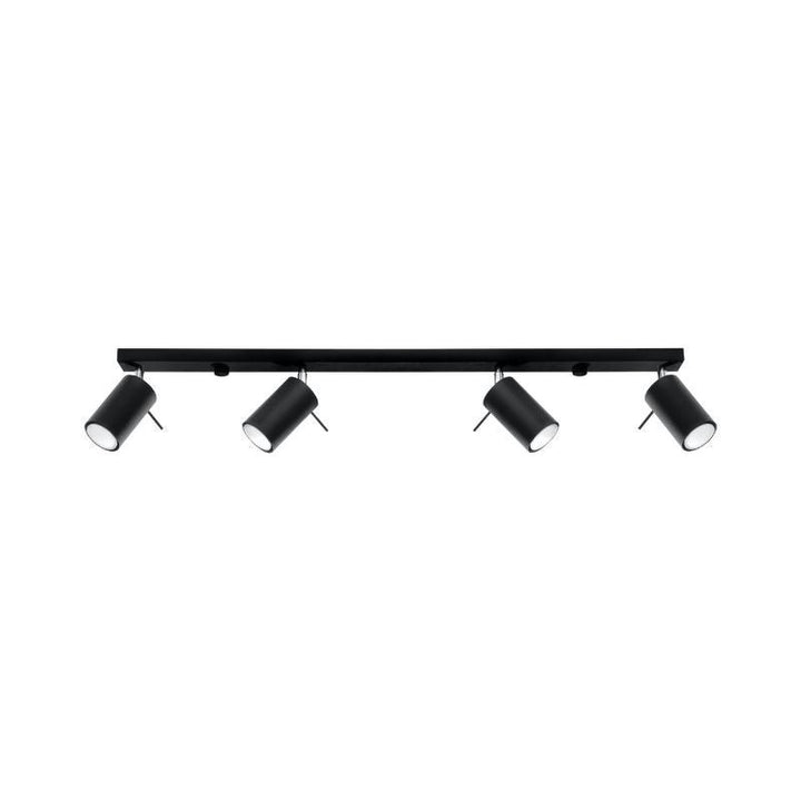 Plafonnier 4 Spots Orientables pour Ampoule GU10 - Silumen