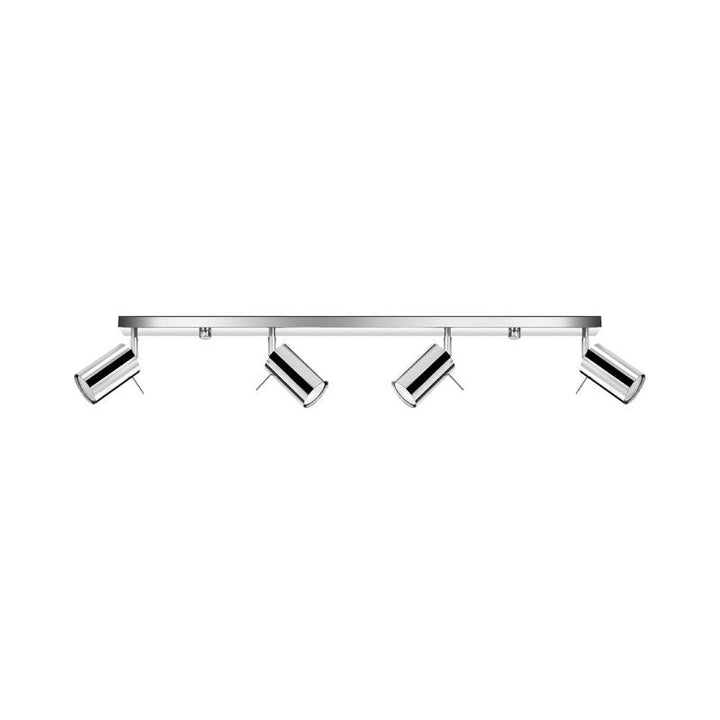 Plafonnier 4 Spots Orientables pour Ampoule GU10 - Silumen