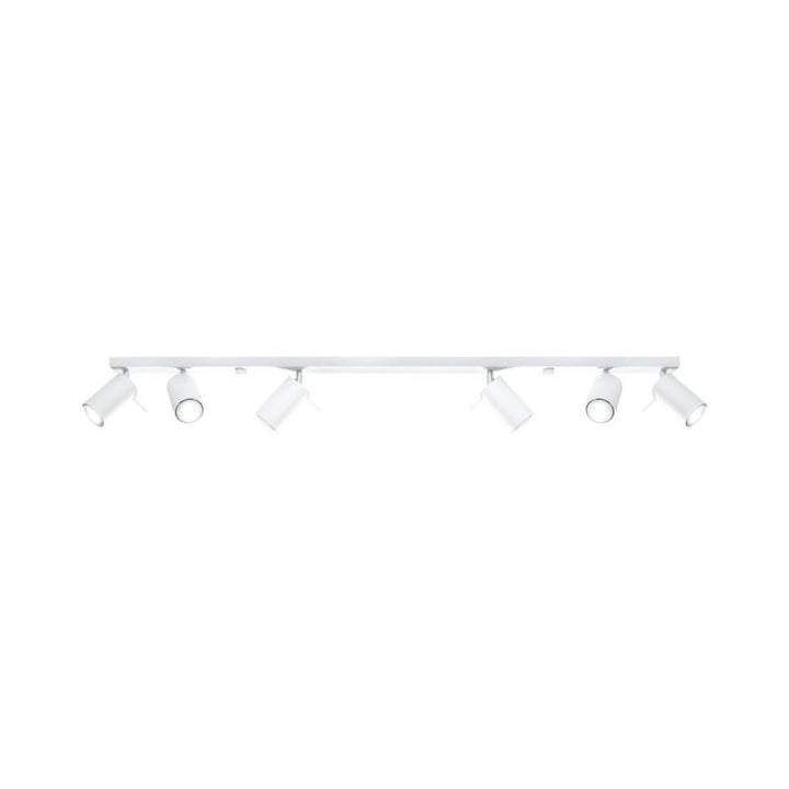 Plafonnier 6 Spots Orientables Bois pour Ampoule GU10 - Silumen