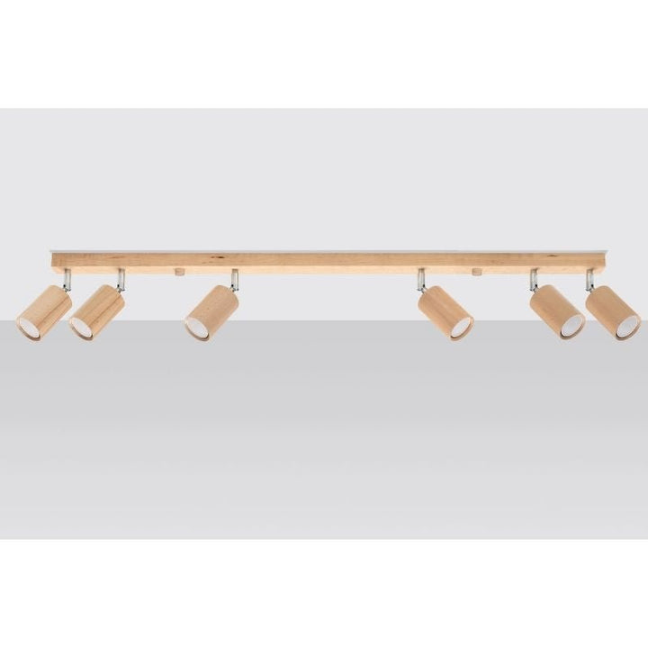 Plafonnier 6 Spots Orientables pour Ampoule GU10 - Silumen