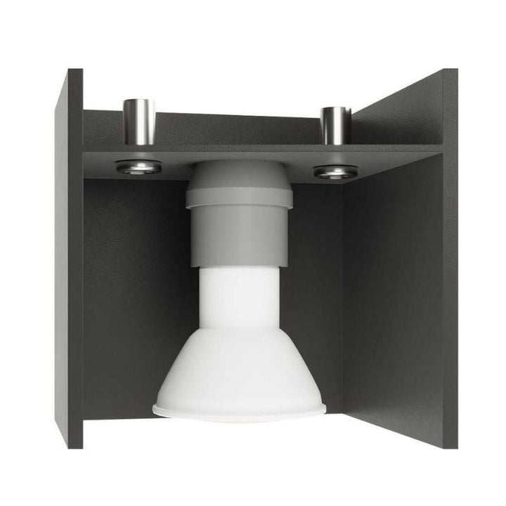 Plafonnier Carré pour Ampoule GU10 - Silumen