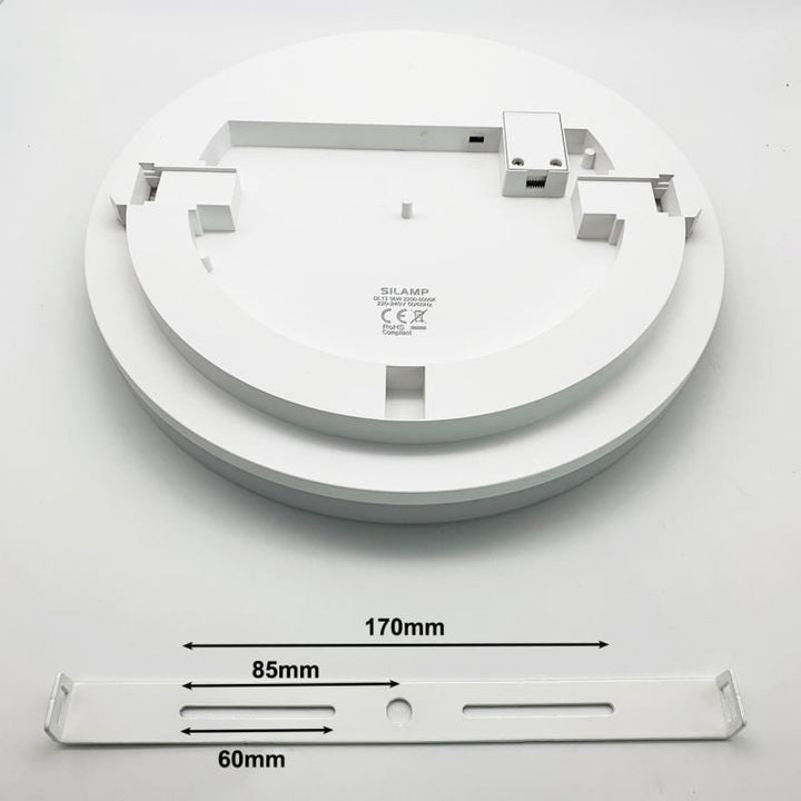 Plafonnier LED Rond à Température Variable 36W 220V IP40 - Silumen