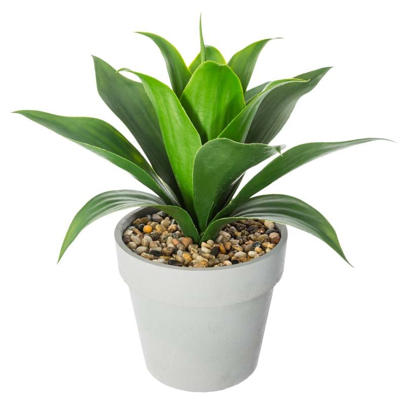 Plante artificielle Aloe Vera décoratif 35cm - Silumen