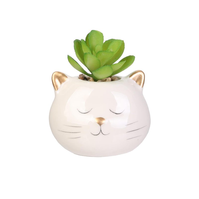 Plante Grasse Artificielle Céramique Animaux - Silumen