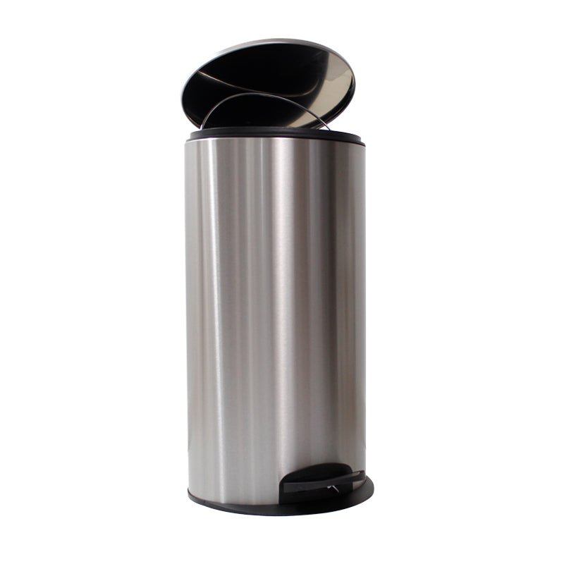Poubelle de Cuisine Inox à pédale 30L - Silumen