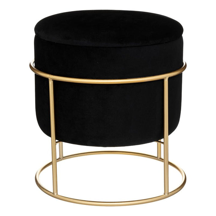 Pouf de Rangement en Velours 24 cm - Silumen
