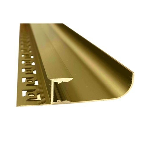 Profilé Aluminium Doré 2m pour Ruban LED - Silumen