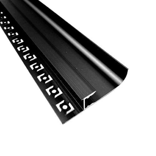 Profilé Aluminium Noir 2m pour Ruban LED - Silumen