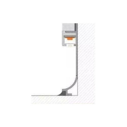 Profilé Aluminium Noir 2m pour Ruban LED - Silumen