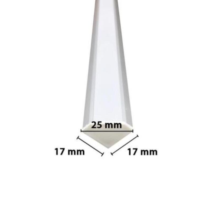 Profilé LED intégré 60cm 7.5W 12V Angle - Silumen